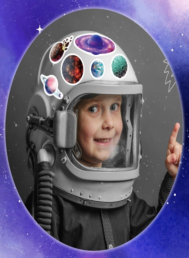 Robmoda Planet Water Bottle Stickers for Kids, 55 PCS Vinyl Space Waterproof Stickers Pack for Laptop Phone Case, Colorful Planets Decals for Teens - Image 3